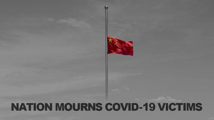 Nation Mourned Covid-19 Victims in China at April 4th